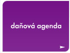 Daňová agenda